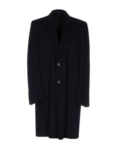 Jil Sander Dark Blue Wool Overcoat