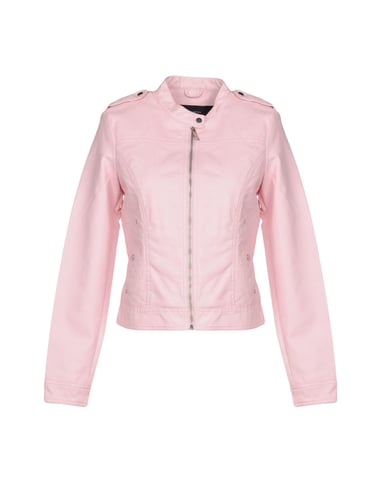 Vero Moda Pink Faux Leather Jacket