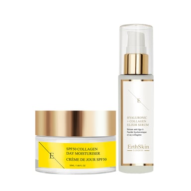 SPF 50 Collagen Day Cream 50ml + Hydroacid & Collagen Serum - 60ml