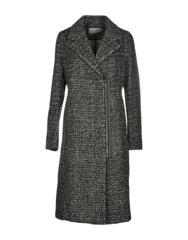 Calvin Klein Jeans Black Double Breasted Overcoat
