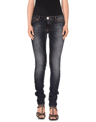 Pinko Black Cotton Skinny Jeans