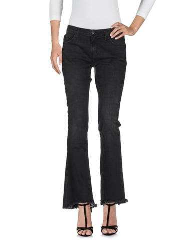 Current/Elliott Black Cotton Bootcut Jeans