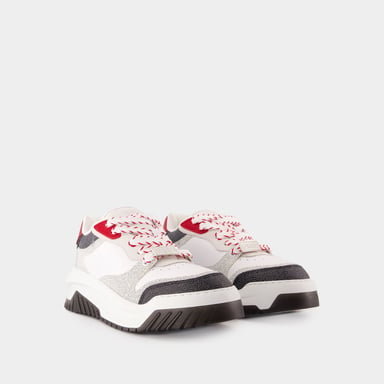 Versace Odissea Sneakers - - Leer - Zwart