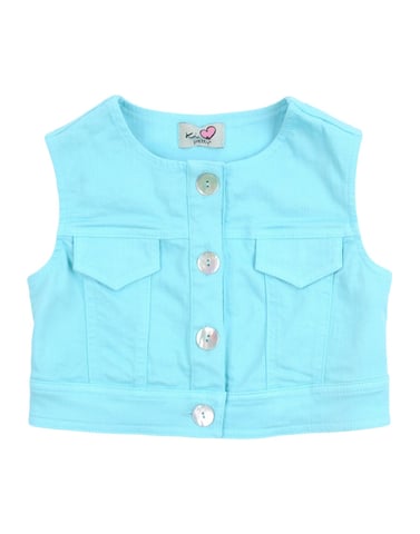 DENIM Ki6? Pretty Turquoise Girl Cotton