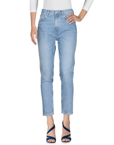 M.I.H Jeans Blue Cotton Cropped Jeans