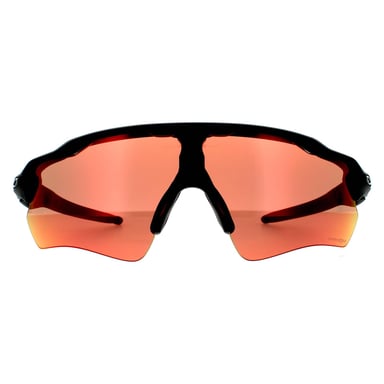 Oakley Wrap Mens Matte Black Prizm Trail Torch Sunglasses