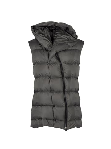 La Haine Inside Us Vest Down Vest Unisex Woman's Grey