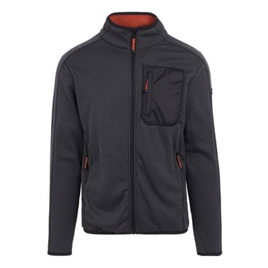 Regatta Heren Kitom Full Zip Fleecejack (Zwarte mergel)
