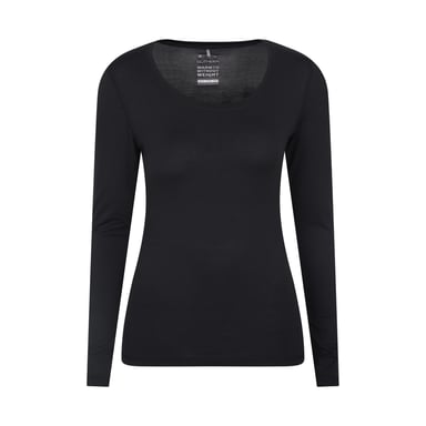 Mountain Warehouse Womens/Ladies Keep The Heat Thermal Top (Black)