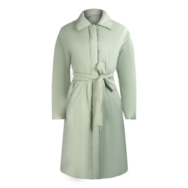 Parajumpers Melicent Nile Green Vadderad Oversize Lång Jacka