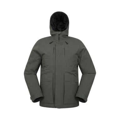 Mountain Warehouse Mens Tempest Waterproof Padded Jacket (Khaki Green)