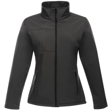 Regatta Womens/Ladies Octagon II Waterproof Soft Shell Jacket (Seal Grey/Black)