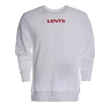 Mens Levis Smu Crew Sweater in White