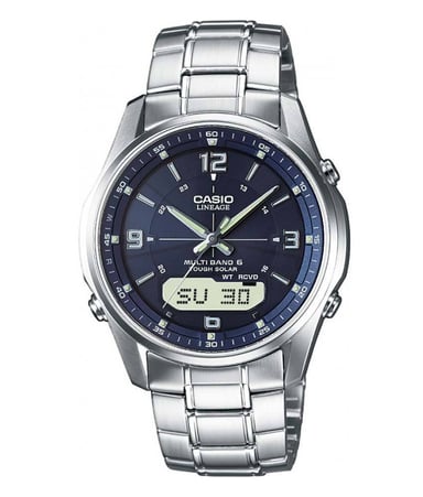 Casio Radio Controlled Watches herenhorloge Zilverkleurig LCW-M100DSE-2AER