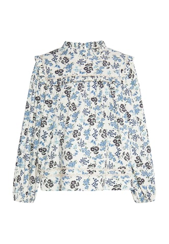 Dreimaster Blouse meisjes (kinderen) marinebloem