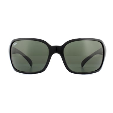 New Ray-Ban Sunglasses 4068 601 Black Crystal Green