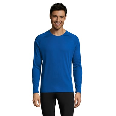 SOLS Mens Long-Sleeved Sports T-Shirt (Royal Blue)