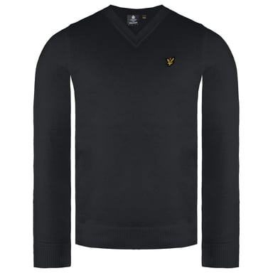Lyle & Scott Merino Golf Mens Black Sweater
