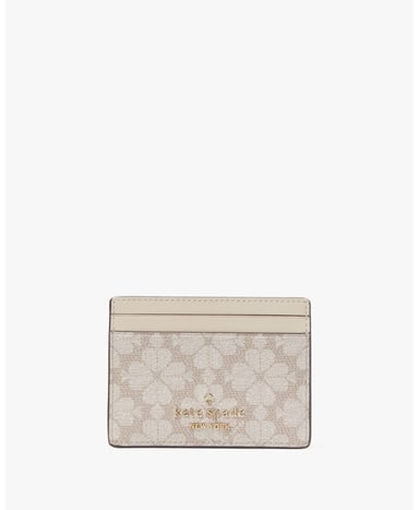 Spade Flower Spade Flower Pvc Small Slim Card Holder