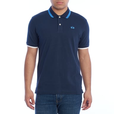 YMP006-PK001 Men's Slim Fit Short Sleeve Polo Shirt