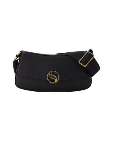 S-Wave Small Hobo Bag - Stella Mccartney - Black - Leather Vegan