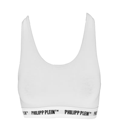 Philipp Plein White Underwear Sports Bra Two Pack