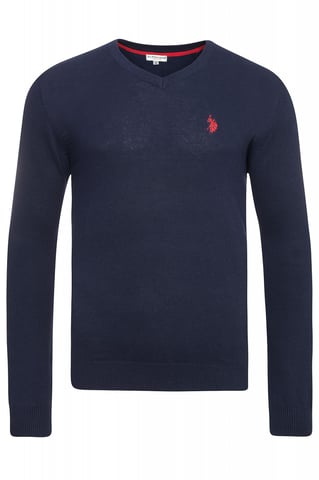 U.S. Polo Assn. V-Neck Pullover in Navy