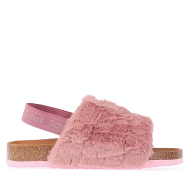 Women's Scholl Amabel Faux Fur Slippers in Rose