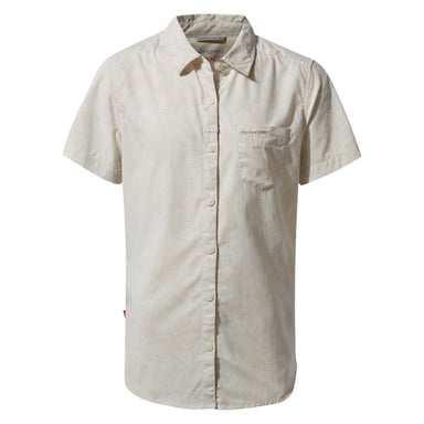 Craghoppers Dames/dames NosiLife Vanna Korte Mouwen Shirt (Zeezoutafdruk)