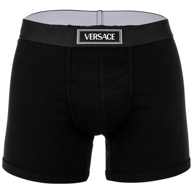 Versace Trunk Tex Ribbed Cotton Boxer Shorts