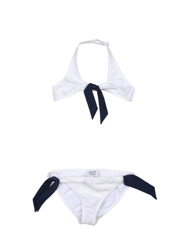 SWIMWEAR Armani Junior White Girl Polyamid