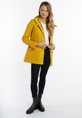 ICEBOUND rain jacket women mustard