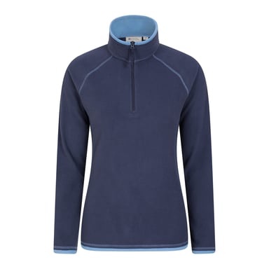Mountain Warehouse Womens/Ladies Montana Half Zip Fleece Top (Navy)