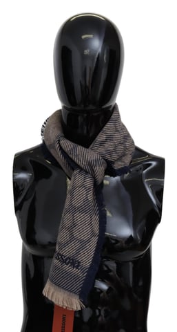 Missoni Men's Multicolor Patterned Cashmere Unisex Wrap Scarf