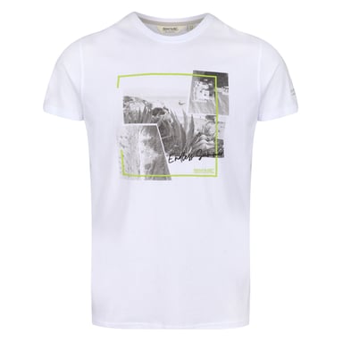 Regatta Mens Cline IV Graphic T-Shirt (White Endless Summer)