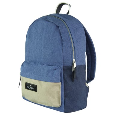 Hackett London Canvas Blå ryggsäck för herrar