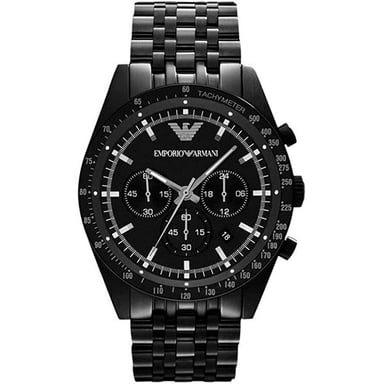 Emporio Armani AR5989 Tazio Chronograph herrklocka svart