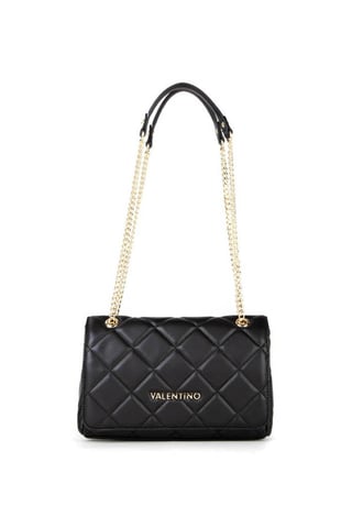 Ocarina Quilt Shoulder Bag Black