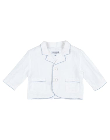 SUITS AND JACKETS Simonetta Tiny White Boy Linen