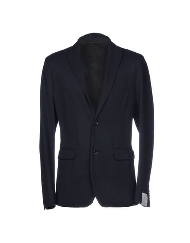 SUITS AND JACKETS Paolo Pecora Dark blue Man Viscose