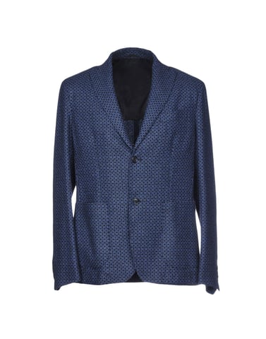 Harry & Sons Blue Virgin Wool Single Breasted Blazer