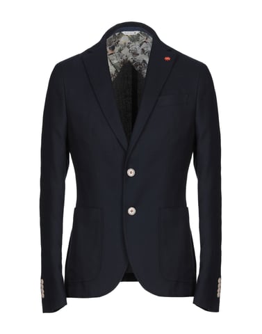 SUITS AND JACKETS Manuel Ritz Dark blue Man Cotton
