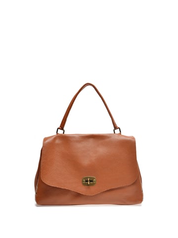 Anna Luchini SS22 AL 1766 Brown Leather Bag