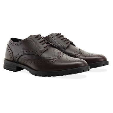 Redfoot James Dark Brown Brogue