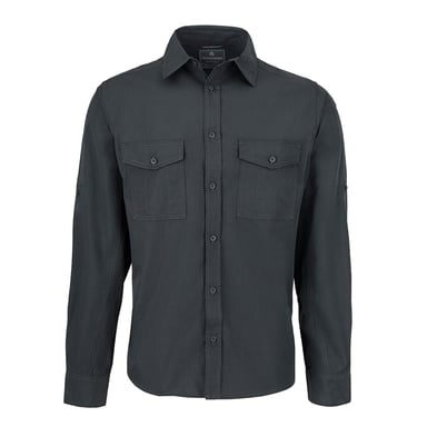 Craghoppers Mens Expert Kiwi Long-Sleeved Shirt (Carbon Grey)