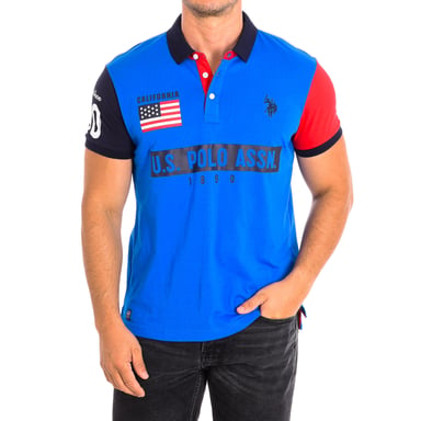 SUNWEAR Short Sleeve Polo Shirt with Contrast Lapel Collar 58877 Men