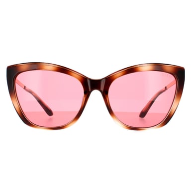 Guess Cat Eye Womens Havana Burgundy Sunglasses
