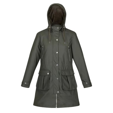Regatta Dames/Dames Fabrienne geïsoleerde parka (Donkere Khaki)