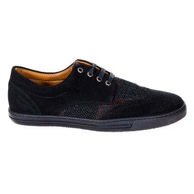 Rutiga sneakers med snörning HMS20206 man