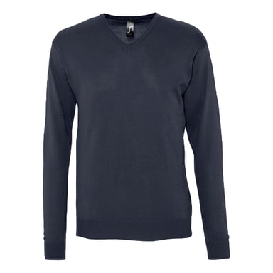 SOLS Mens Galaxy V Neck Jumper (Navy)